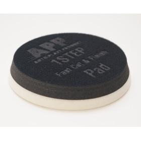 Полировальная губка APP 1Step Fast Cut & Finish Pad белая липучка репейник d135 h 2.5 см