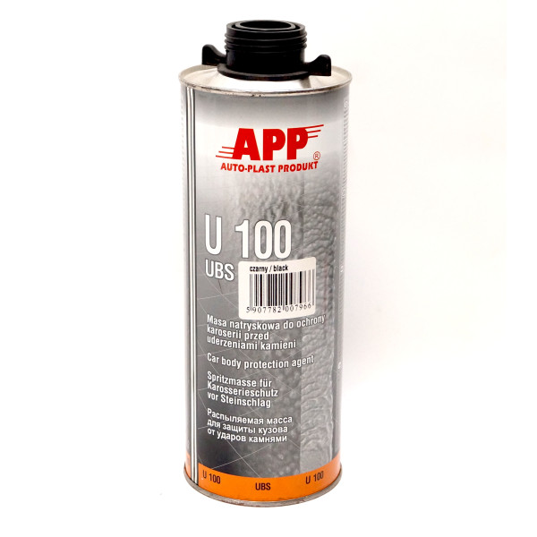 Средство для защиты кузова U100 Baranek, черный APP 050099