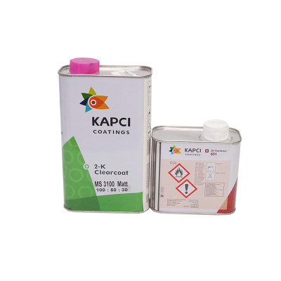 Матовый лак KAPCI COATINGS с отвердителем в комплекте (арт.OPS-KPC-MAT) 1л + 0,5л
