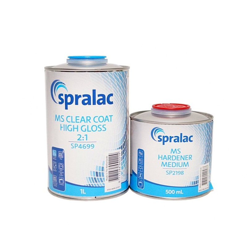Акриловый MS лак для авто SPRALAC SP4699 1л + отв. 0.5 л Акриловый MS лак для авто SPRALAC SP4699 1л + отв. 0.5 л