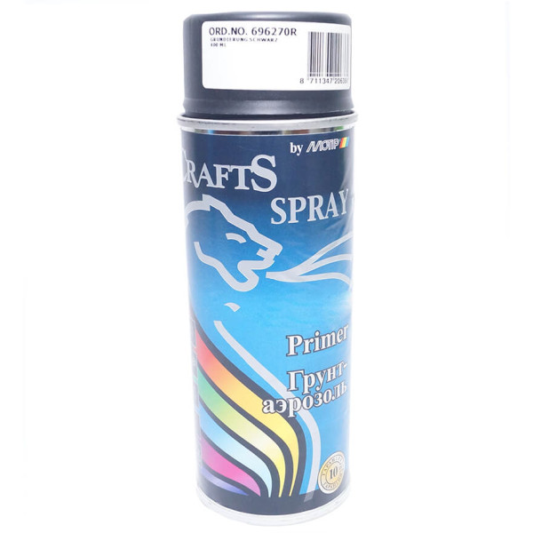 Грунт-аэрозоль CRAFTS, черный, 400 мл
