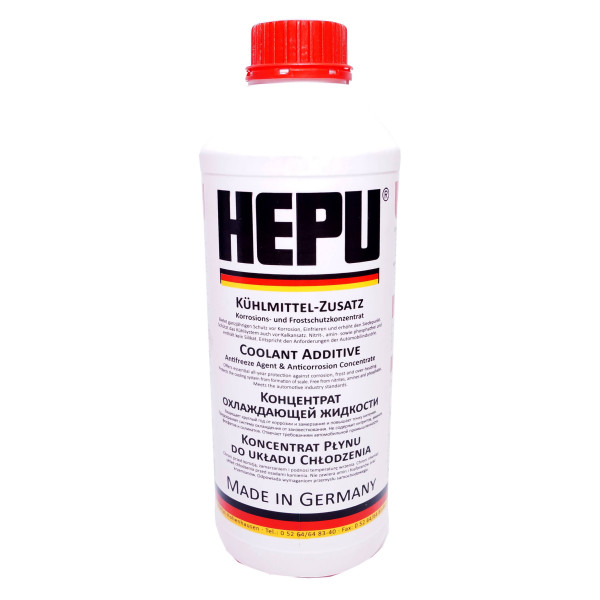 Антифриз Hepu P999-G12 красный 1,5 л