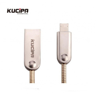 Кабель USB Kucipa K131 V8-i6 2in1 металл (золото)