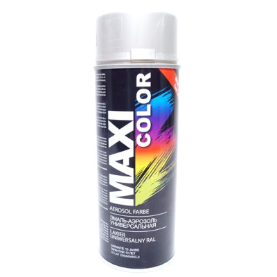 Краска универсальная MAXICOLOR, Ral 9006 серебро 400 мл (арт. МХ0009)