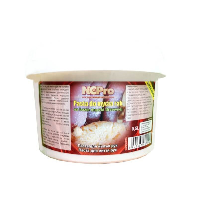 Паста для мытья рук на основе опилок NCPro10050 CLEAN WOOD, 0,5л