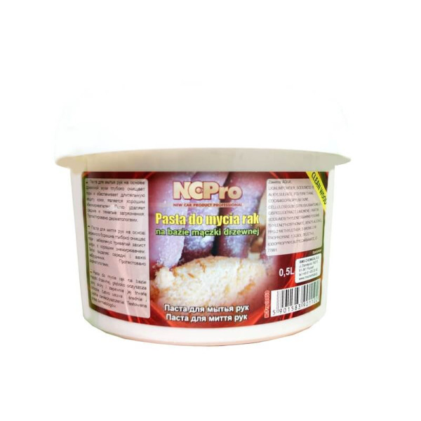 Паста для мытья рук на основе опилок NCPro10050 CLEAN WOOD, 0,5л
