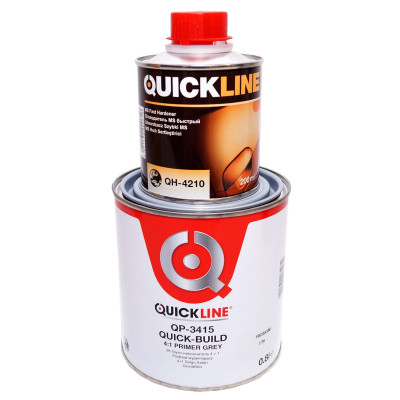 Грунт-наполнитель QuickLine 2K 4:1 0,8л + отвердитель (QP-3415/3417) 