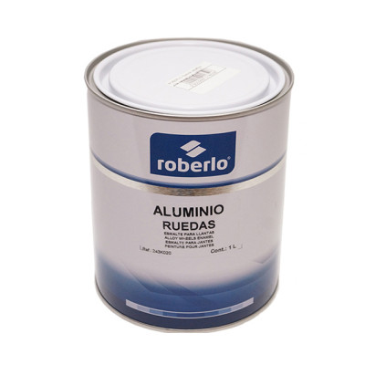 Краска для дисков серебристая Roberlo Aluminio Ruedas 1л (44913)